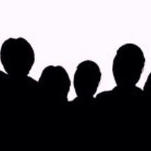 silhouette of people